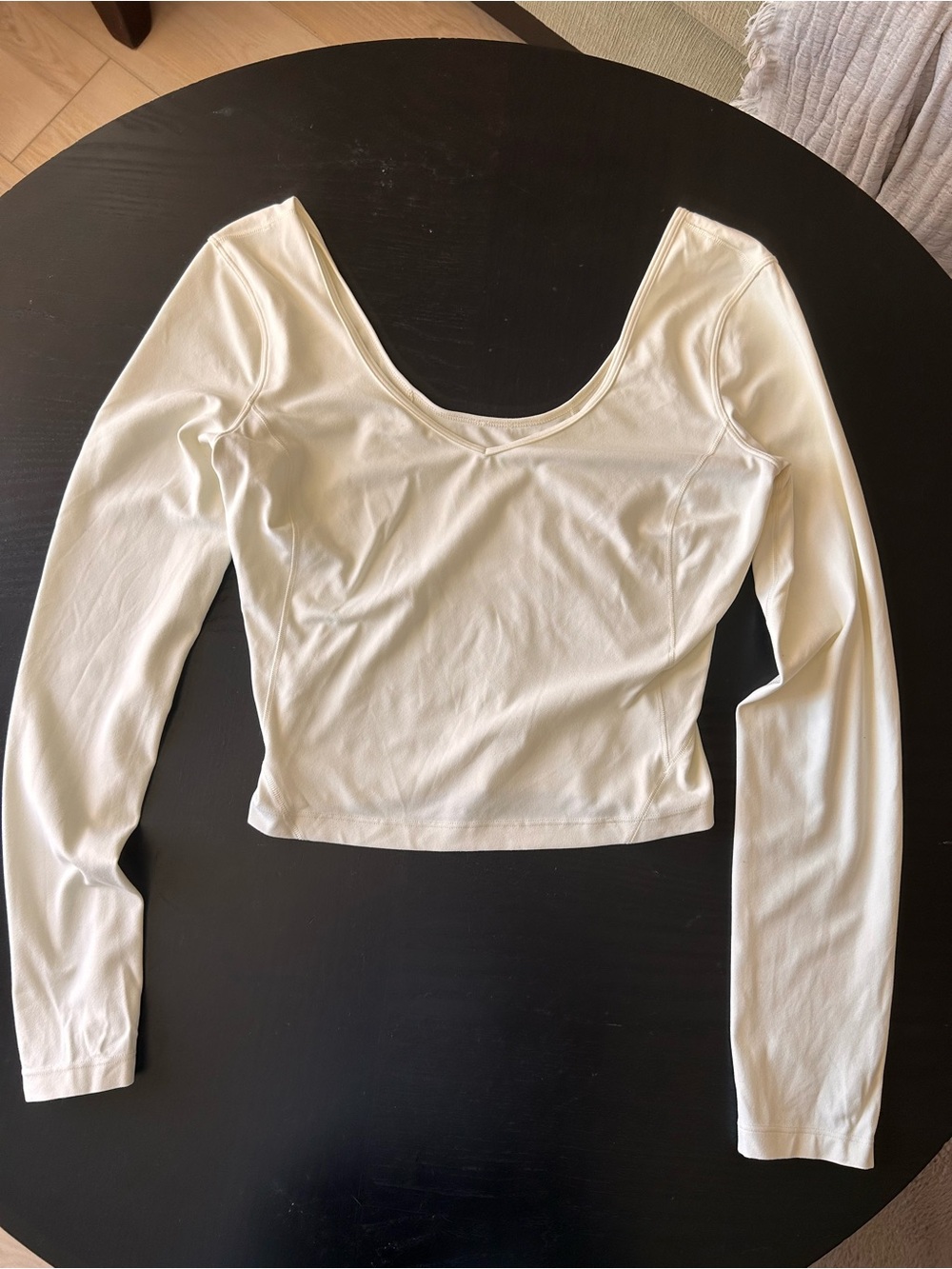 Lululemon Cropped V-neck Top